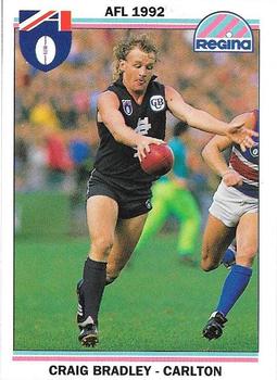 1992 AFL Regina #144 Craig Bradley Front